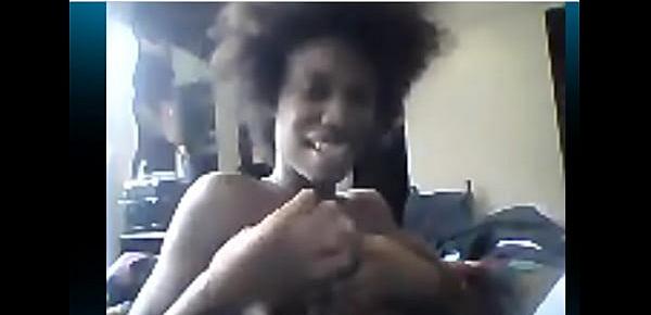  Nice Black Girl Stripping on Cam